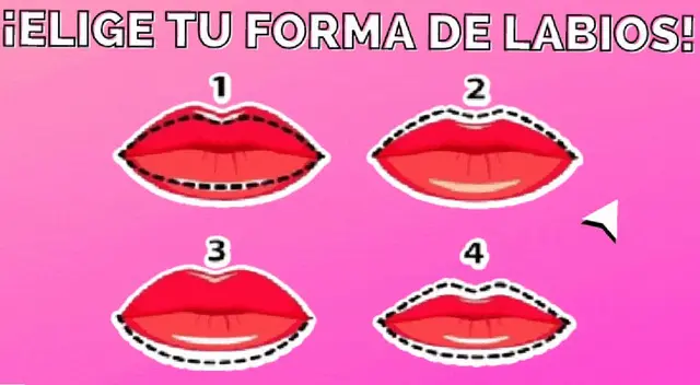 ¿Cómo son tus labios? Descúbrelos y conoce más de ti en segundos