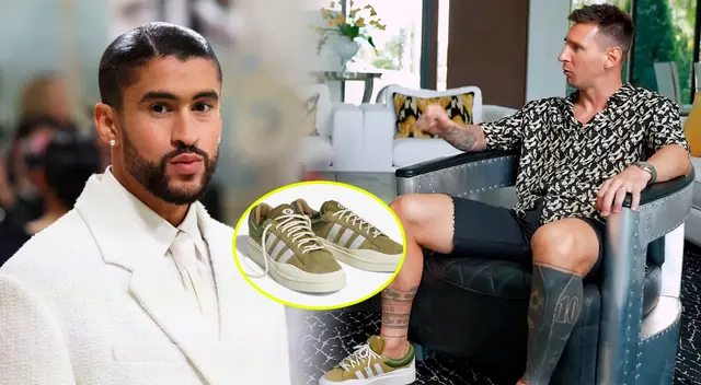 Lionel Messi usó los nuevos Adidas Campus de Bad Bunny en la reciente entrevista con Migue Granados. ¿Quieres saber cuánto valen?