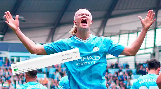 Hincha logró llevarse miles de soles tras apostar en el partido del Manchester City.