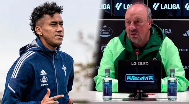 Rafa Benítez habló de los centrales de Celta de Vigo