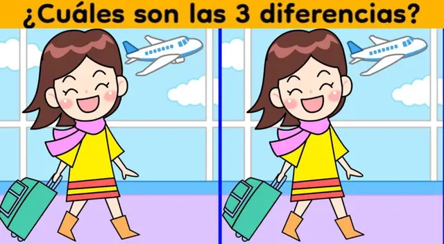 Busca las 3 diferencias en este ejercicio mental de alto nivel