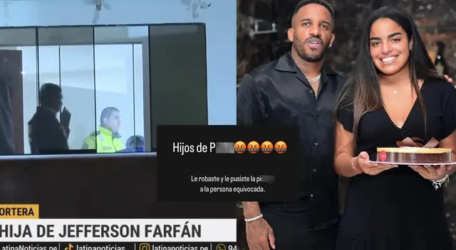Jefferson Farfán: hija del exjugador fue asaltada Jefferson Farfán: hija del exjugador fue asaltada