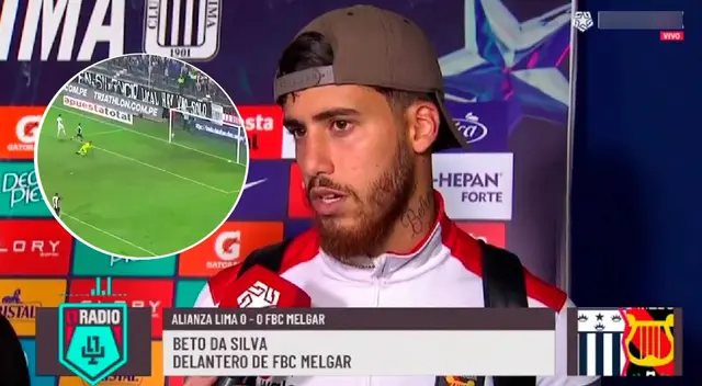 Beto Da Silva habló del gol que falló ante Alianza Lima Beto Da Silva habló del gol que falló ante Alianza Lima