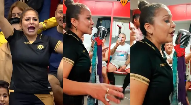 Marisol es hincha de Universitario de Deportes y estuvo en el camerino antes del clásico de la Copa Leyendas ante 'Los íntimos'. Marisol es hincha de Universitario de Deportes y estuvo en el camerino antes del clásico de la Copa Leyendas ante 'Los íntimos'.