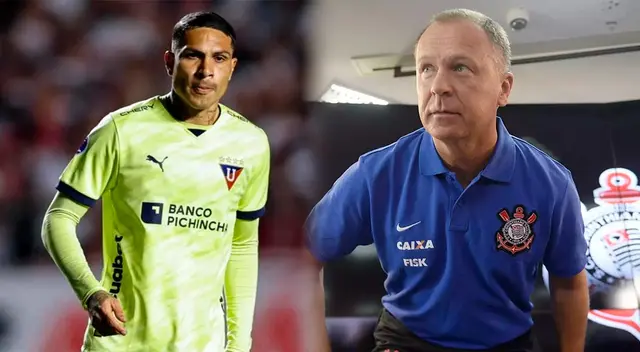DT de Corinthians reveló su anhelo por ver a delantero brasileño jugando como Paolo Guerrero