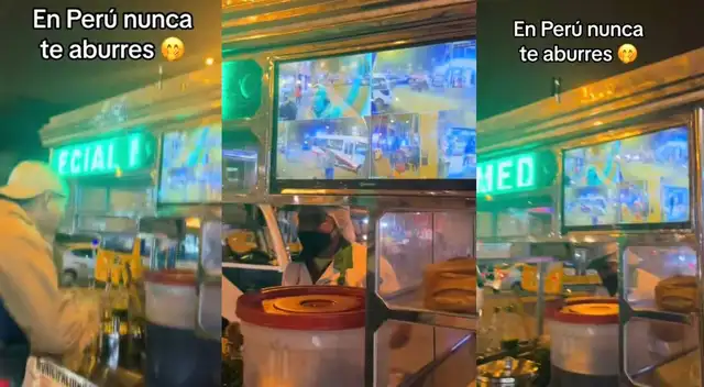 Vendedora de emoliente implementa cámaras de seguridad en local Vendedora de emoliente implementa cámaras de seguridad en local