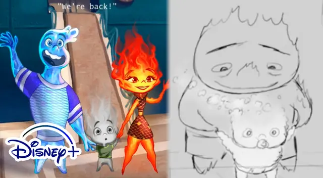 'Elemental' es una película animada disponible en Disney+ y en un reciente video en redes sociales se muestra al hijo de Ember y Wade.