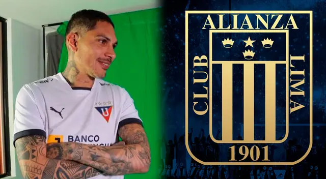 Paolo Guerrero mencionó a Alianza Lima durante sesión de fotos en Liga de Quito