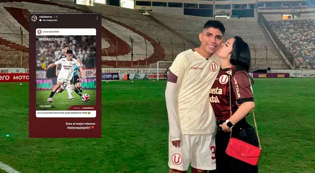 Destilan amor. Tras el triunfo de Universitario, Cielo Berríos le dejó un romántico mensaje a Piero Quispe. Destilan amor. Tras el triunfo de Universitario, Cielo Berríos le dejó un romántico mensaje a Piero Quispe.