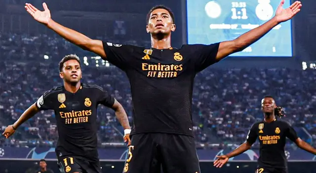 Real Madrid visitó al Napoli.