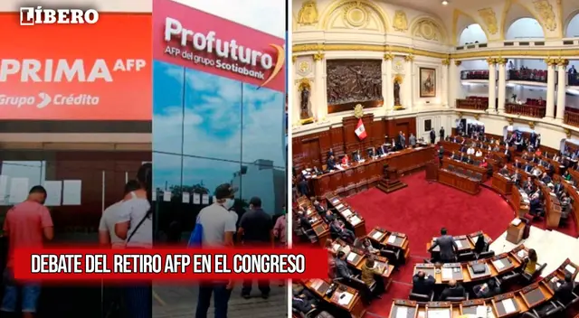Sigue el debate EN VIVO del retiro AFP 2023 desde el Congreso de la República.