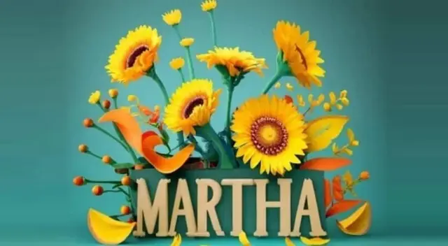 Martha, nombre en 3D