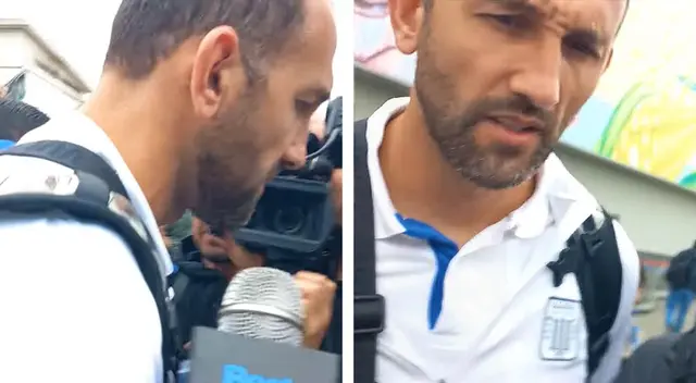 Hernán Barcos no aceptó que reportero lo interceptara en el aeropuerto: "¡Para!" Hernán Barcos no aceptó que reportero lo interceptara en el aeropuerto: "¡Para!"