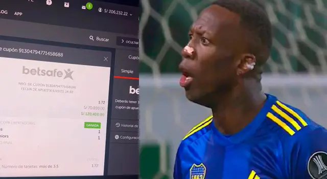 El hincha ganó 120 mil soles por apostar en empate de Boca Juniors con Palmeiras en Copa Libertadores.