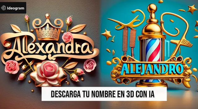 Descarga gratis tu nombre en 3D creado con Inteligencia Artificial. Descarga gratis tu nombre en 3D creado con Inteligencia Artificial.