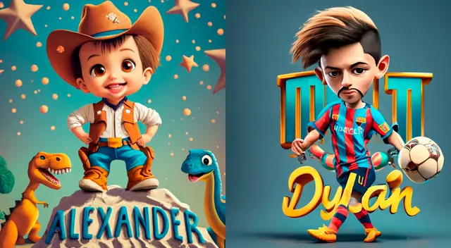 Nombres Alexander y Dylan en 3D Personalizado Gratis. Nombres Alexander y Dylan en 3D Personalizado Gratis.