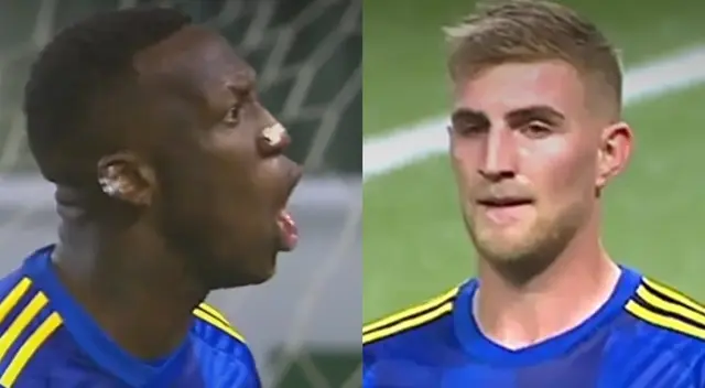 Luis Advíncula arremetió contra Nicolás Valentini en el Boca vs. Palmeiras.