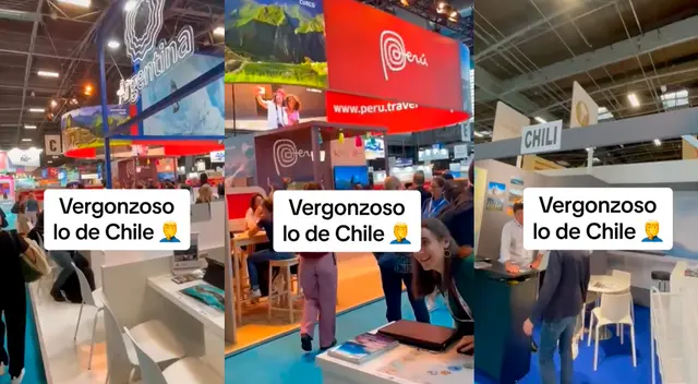Una joven chilena asiste a feria de turismo y critica duramente a su país, que es comparado con Perú. Mira el video viral de TikTok.