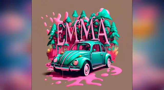 Emma, con diseño en 3D | Ideogram