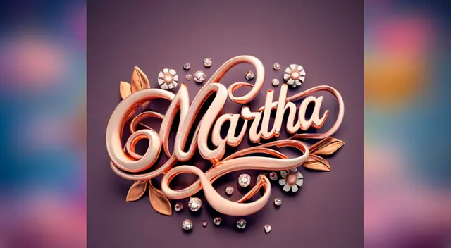 Martha, con diseño en 3D | Ideogram