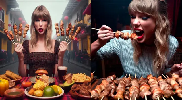 Un fanático de Taylor Swift pidió a la inteligencia artificial que la dibuje como peruana.