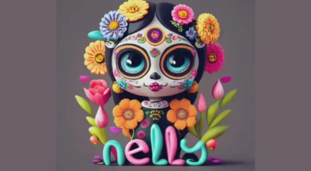 Nombres en 3D de mujeres con Ideogram.