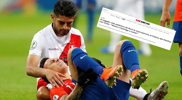 Prensa chilena apuntó contra Zambrano a días del clásico: "Es el más polémico" Prensa chilena apuntó contra Zambrano a días del clásico: "Es el más polémico"