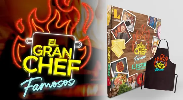 Revisa aquí dónde conseguir todos los recetarios y mandil oficial de "El gran chef famosos".