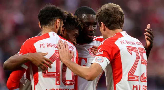 Bayern Múnich goleó en casa y se acerca al primer lugar de la Bundesliga Bayern Múnich goleó en casa y se acerca al primer lugar de la Bundesliga