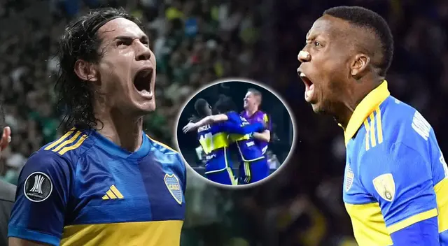 Luis Advíncula y Edinson Cavani son compañeros en Boca Juniors. Luis Advíncula y Edinson Cavani son compañeros en Boca Juniors.