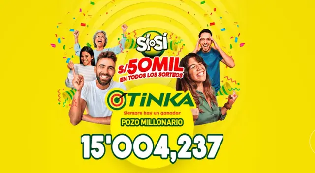 En esta nota podrás conocer los resultados de La Tinka del domingo 8 de octubre. En esta nota podrás conocer los resultados de La Tinka del domingo 8 de octubre.