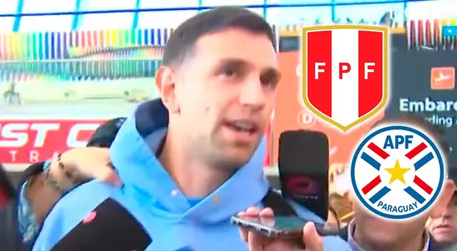 Dibu Martínez minimizó a Perú y Paraguay previo a las Eliminatorias
