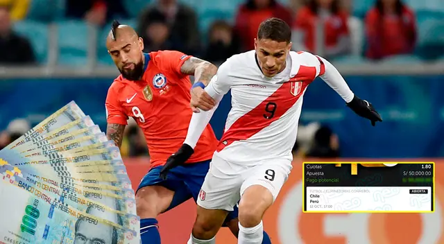 Hincha realiza apuesta deportiva de 50 mil soles al Perú vs. Chile por las Eliminatorias Sudamericanas 2026 del jueves 12 de octubre. Hincha realiza apuesta deportiva de 50 mil soles al Perú vs. Chile por las Eliminatorias Sudamericanas 2026 del jueves 12 de octubre.