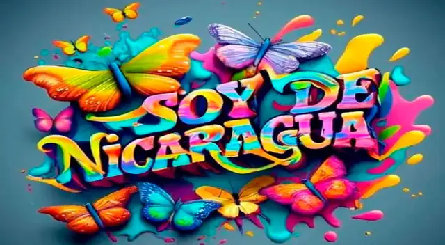 Nombres 3D con Inteligencia Artificial Gratis 'Soy de Nicaragua'.