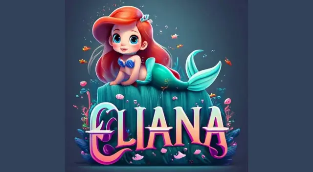 Eliana, nombre de mujer en 3D. Eliana, nombre de mujer en 3D.