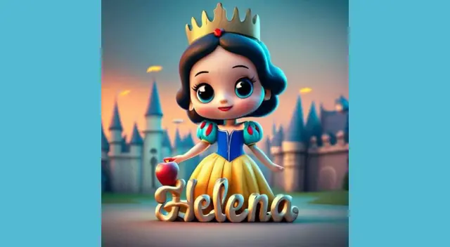 Nombre de Andrea en 3D. Nombre de Andrea en 3D.