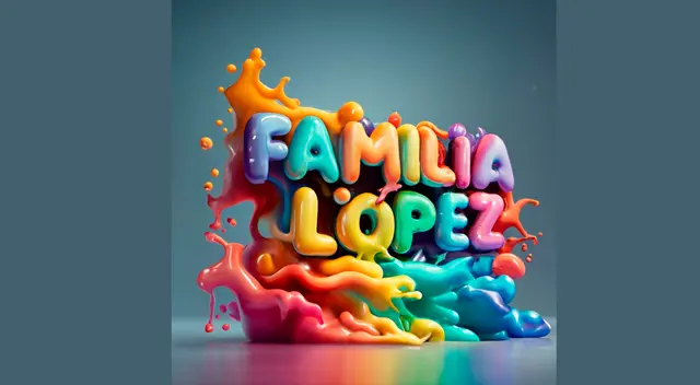 Ideogram en Google de la familia López con Inteligencia Artificial.