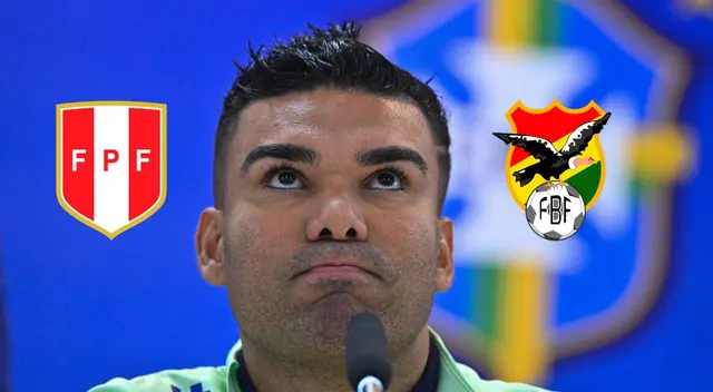 ¿Perú o Bolivia? Casemiro señaló a la selección que tiene más nivel en las Eliminatorias