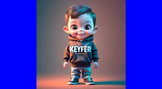 Nombre Noah con diseño personalizado en 3D.