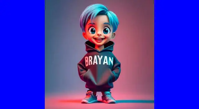 Descarga Brayan diseño personalizado con Ideogram.