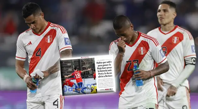 Prensa chilena reaccionó aliviada tras vencer a Perú.