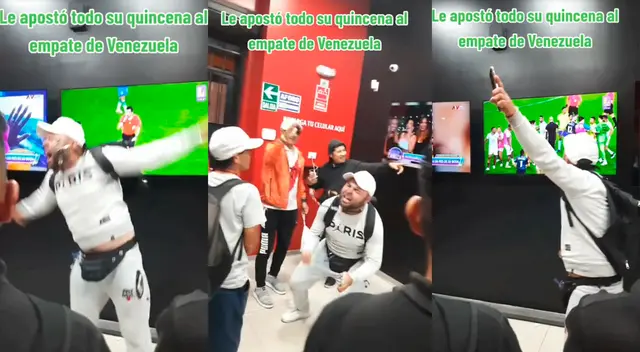 Hincha venezolano se vuelve viral en TikTok al celebrar eufóricamente el empate de Brasil vs. Venezuela en las Eliminatorias Sudamericanas 2026.