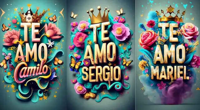 La inteligencia artificial permite crear nombres con imágenes 3D.