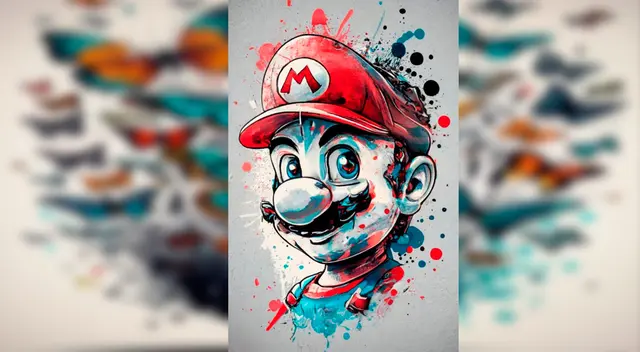 Mario creado con IA para Android. Foto: Ideogram Mario creado con IA para Android. Foto: Ideogram