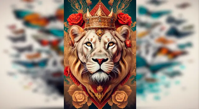 El 'Rey de la selva' en IA. Foto: Ideogram El 'Rey de la selva' en IA. Foto: Ideogram