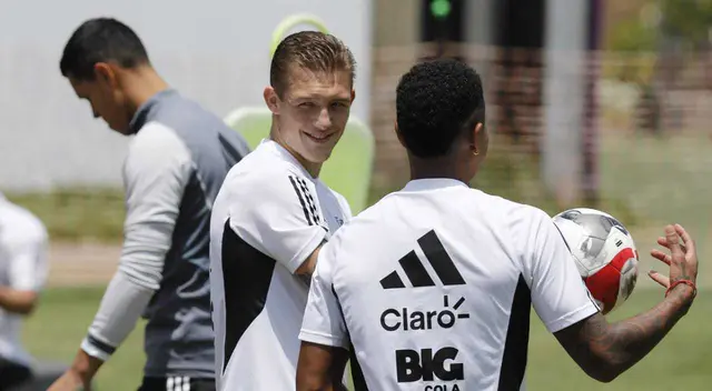 Oliver Sonne con buen ánimo en los entrenamientos
