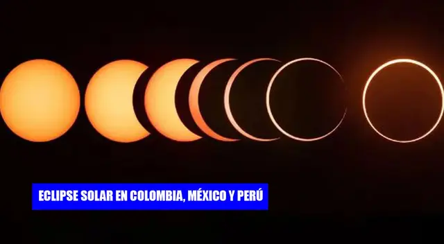 El fenómeno astronómico se vio el sábado 14 de octubre en Colombia, Perú y México.