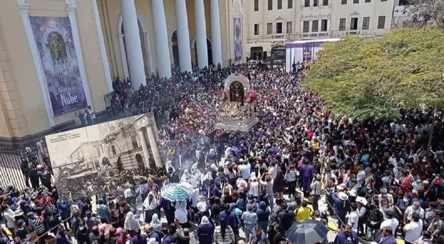 Revisa la imagen del Señor de los Milagros hace más de 100 años en el Perú.