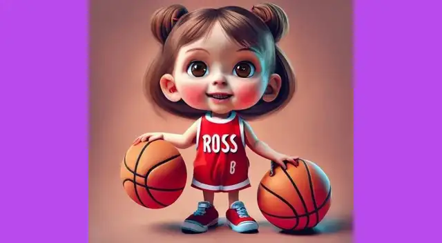 Nombres de Ross en 3D con diseñado con Inteligencia Artificial.