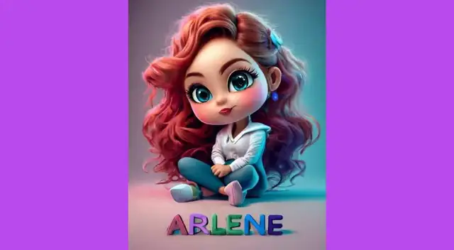 Nombre Nathy de bebé en 3D con Inteligencia Artificial.